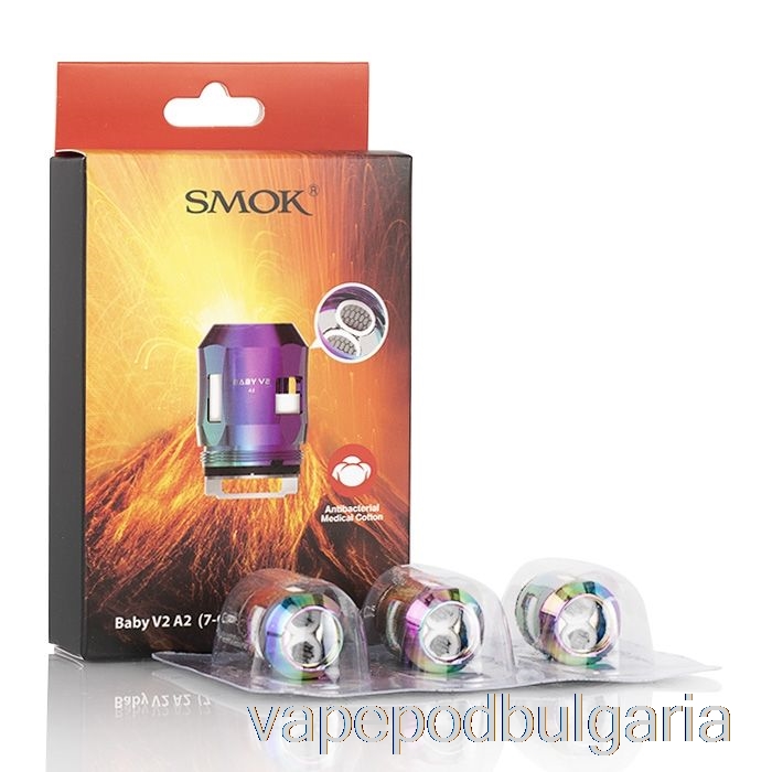 Vape Технически характеристики Smok Tfv8 Baby V2 резервни намотки 0.2ohm Baby V2 A2 двойни намотки (дъга)